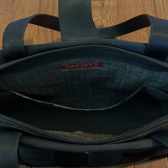 Harveys X Mercedes | Original Seatbelt Purse 14X8 Black 90s - Picture 8 of 9